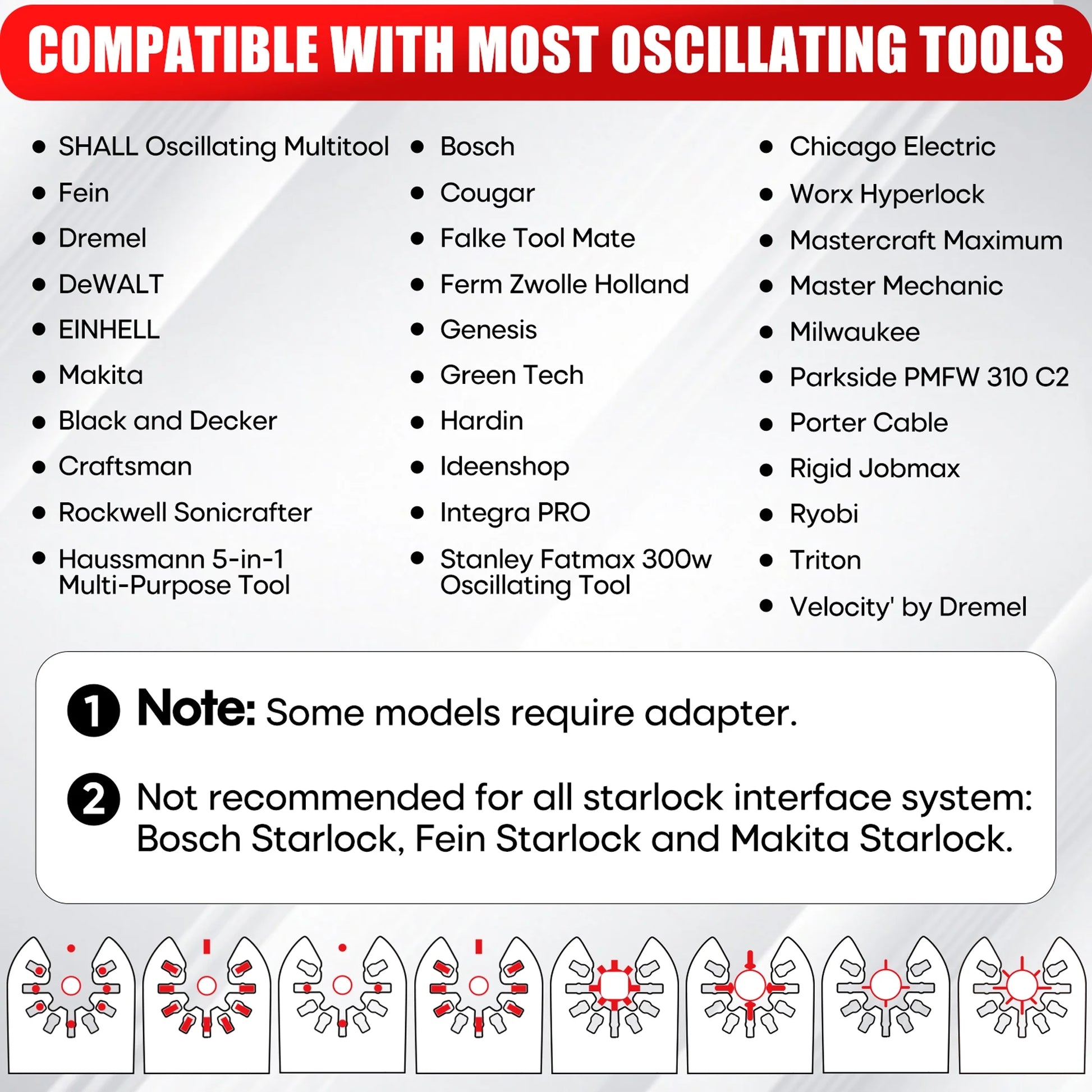 102Pcs Oscillating Multitool Blades, Oscillating Saw Blades, Quick Release Multitool Blades Kit, Tool Blades Accessories Kits with Storage Case for Wood Plastic Metal Nails Bolts