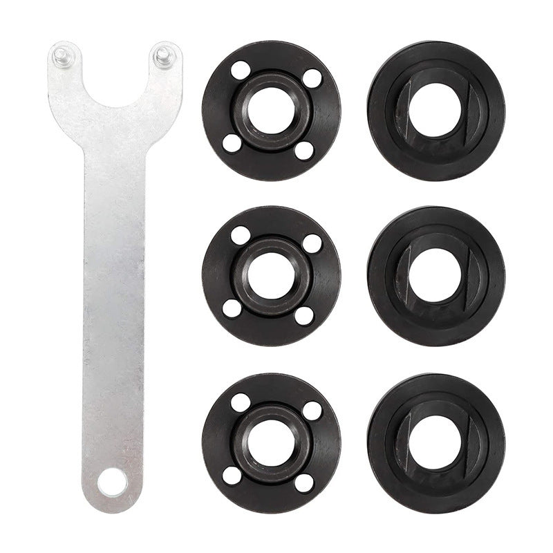 Cross-border Angle Grinder Press Plate Flange Nut 58iM14 Corner Accessories
